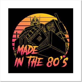 Transformers Retro 80s Posters and Art